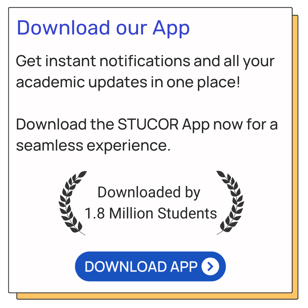 STUCOR App Download Notice